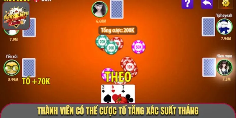 Cách Đánh Bài Liêng Luôn Thắng Hiệu Quả Nhất Cho Tân Thủ 2 Thành viên có thể cược tố tăng xác suất thắng